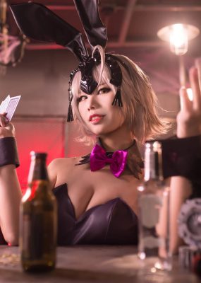 Coser萱-KaYa – 黑贞 兔女郎