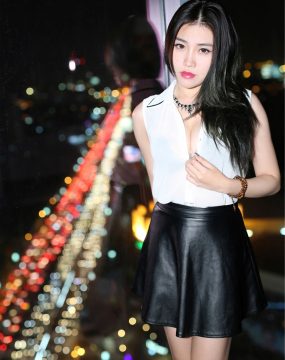 许诺Sabrina《泰国旅拍》性感内衣+圣诞装 美媛馆 Vol.090