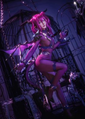 网红COS 阿包也是兔娘 – 龙姬士 柯丽蒂丝