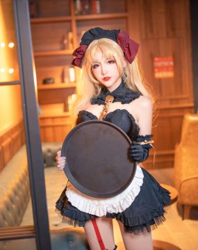 COS妹子仙九Airi 艾蕾女仆