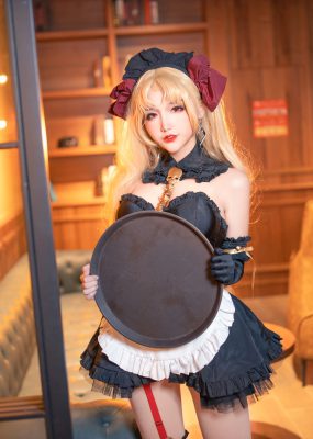 COS妹子仙九Airi 艾蕾女仆