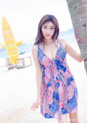 程小烦不烦《兰卡威旅拍》清新外拍 爱蜜社IMiss Vol.092