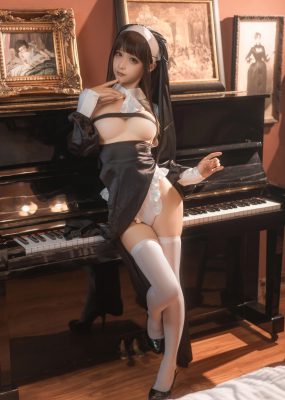 网红COS 蠢沫沫 – 仆-修女