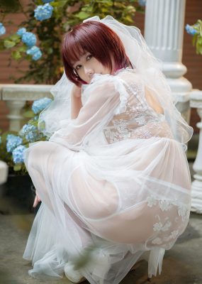 麻花麻花酱 – 黑白婚纱