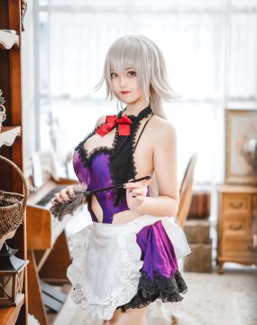 萌系小姐姐蜜汁猫裘 – 贞德女仆
