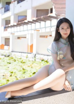 秀人网 No.7166 唐安琪 轻透旗袍性感写真