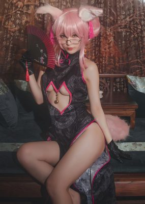 网红COS 铁板烧鬼舞w – 玉藻前