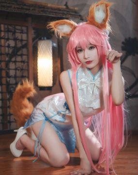 网红COS w百合欧皇子w – 小玉 旗袍