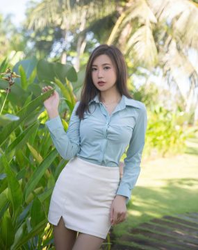 秀人网 No.7152 808 绮里嘉ula 黑色情趣内衣性感写真