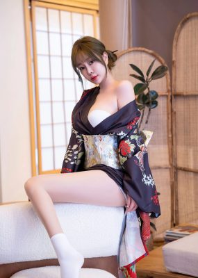 星颜社 VOL.154 王雨纯 和服美臀