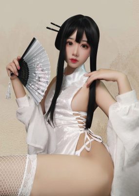猫君君MaoJun – 绑带旗袍