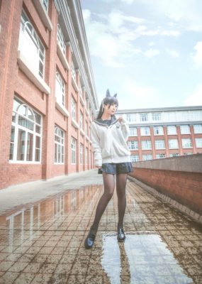 网红COS 北之北 – 碧蓝航线 爱宕JK