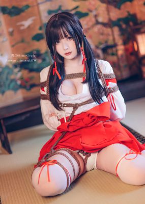 微博妹纸霜月shimo – 巫女捆绑
