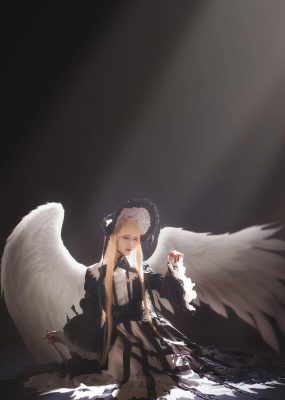 网红COS 铁板烧鬼舞w – 夜莺