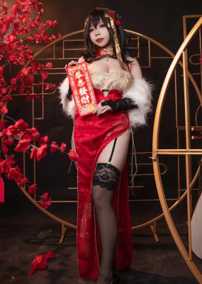 自闭颜球球(无颜小天使wy) – 碧蓝航线 大凤红旗袍