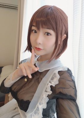 性感Coser三刀刀Miido 透明女仆