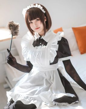萌系小姐姐蜜汁猫裘 – 民宿 女仆