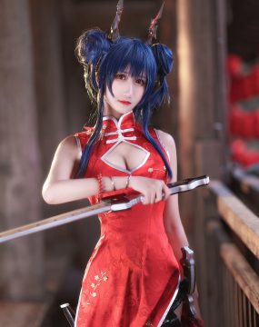 微博妹子三度_69 明日方舟 旗袍
