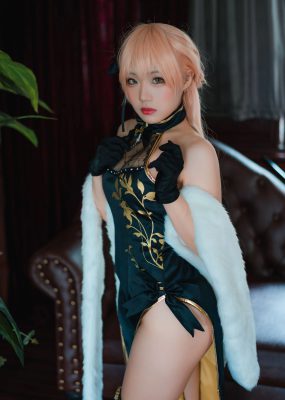网红COS Mime弥美 – 少女前线 OTS-14 紫雨心