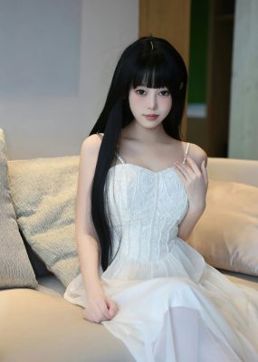 秀人网 No.6828 早川京子 连衣长裙性感写真