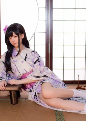 网红少女 一小央泽 – 和服短袜