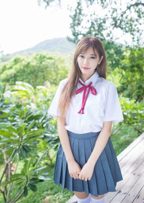 杨晨晨sugar《室外校服系列》 爱蜜社IMiss VOL.195