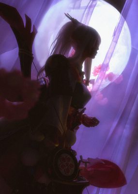 网红COS 北之北 – 阴阳师 白狼