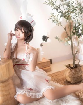 网红COS 蠢沫沫 – 透明护士