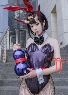 可爱妹子Fushii_海堂 – 酒吞兔女郎