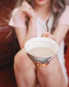 可爱人气Coser面饼仙儿 – 丝袜奶茶