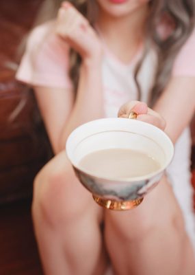 可爱人气Coser面饼仙儿 – 丝袜奶茶