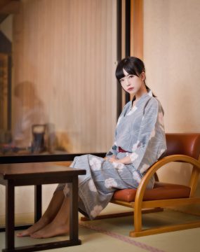 网红COS 水淼aqua – 浴衣