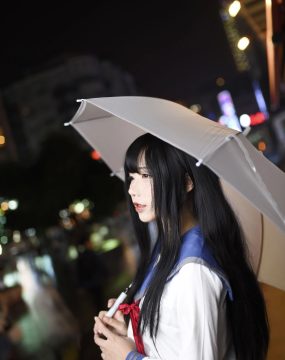 网红COS 九曲Jean JK制服