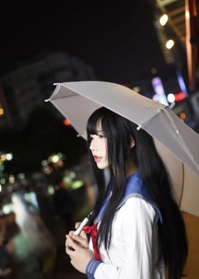 网红COS 九曲Jean JK制服