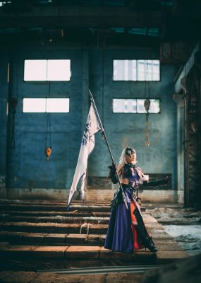 网红COS 九曲Jean 黑贞德