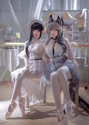 面饼仙儿&半半子 – Arknights 黑x森蚺バレエ