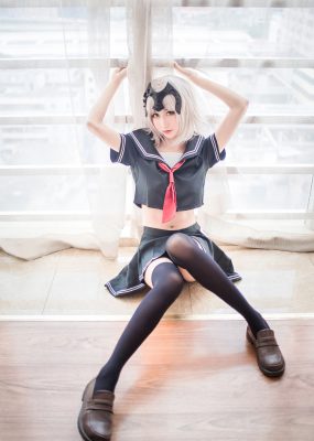 网红少女 木绵绵OwO – 贞德（黑）