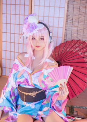 萌系小姐姐蜜汁猫裘 – 索尼子和服