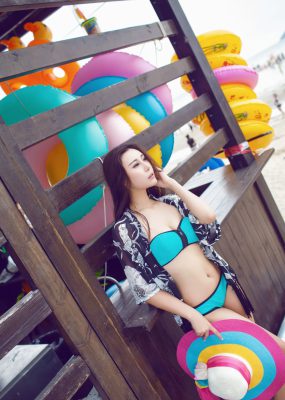 樂樂Mango《海边比基尼系列》 爱蜜社IMiss Vol.014