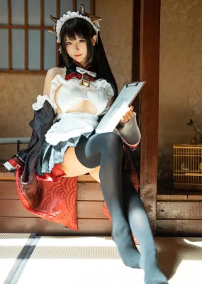 蠢沫沫 – 甘雨-猫猫-牛牛女仆