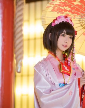 超人气Coser鳗鱼霏儿 圣人惠 和服