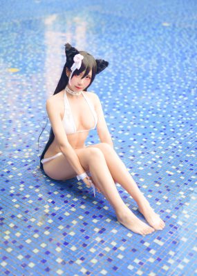 网红COS 九曲Jean 碧蓝航线 泳装