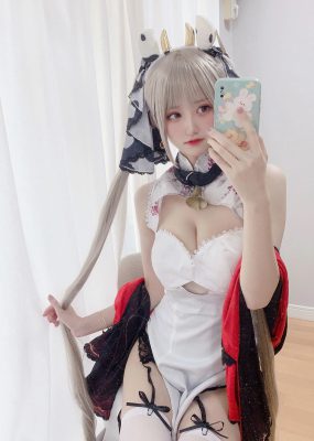 千阳(ちよ) – 可畏旗袍对镜拍