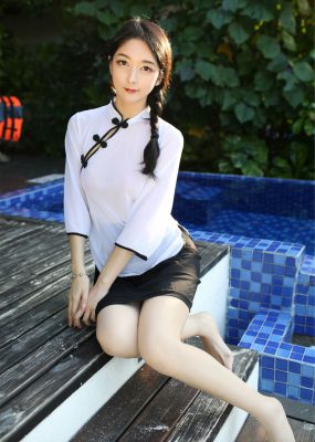 HUAYAN 花の颜 Vol.065 Angela喜欢猫
