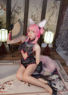 人气Coser二佐Nisa Fate旗袍狐