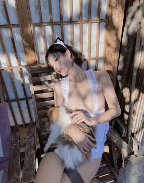 微密圈 就是阿朱啊 – 女仆与猫
