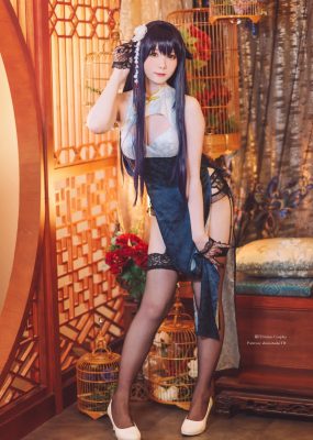 微博妹纸霜月shimo – 碧蓝航线 吾妻旗袍