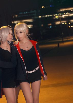 半半子&索索sophia – 黑贞2