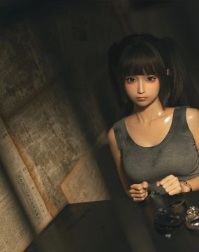 网红COS 蠢沫沫 – 审讯