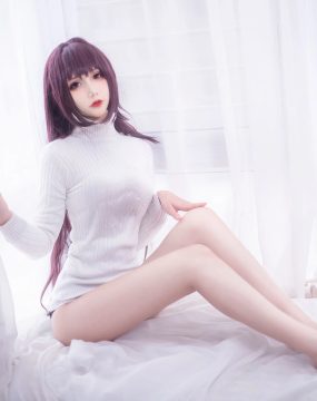 COS妹子仙九Airi – 斯卡哈毛衣